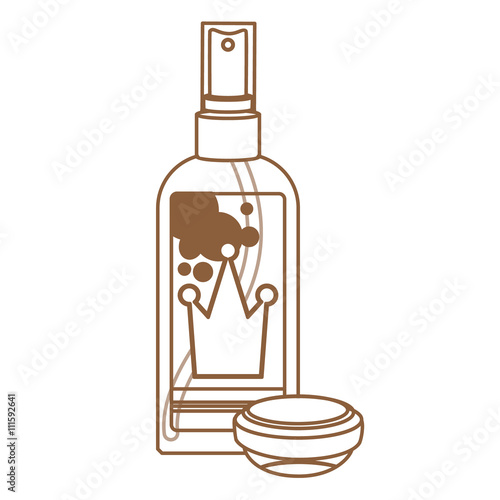 Anesthesia and pain reliever. Tattoo Accessory. Outline drawing.