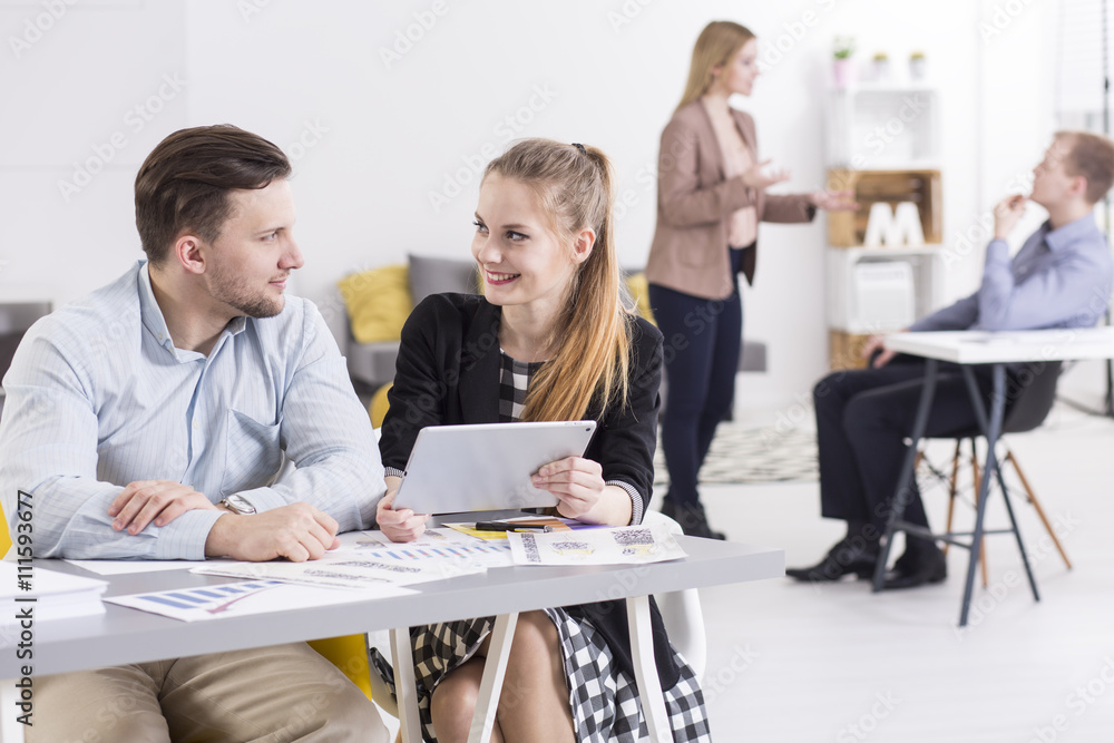 Work in small cozy company Work in small cozy company