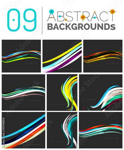 Pack of vector abstract backgrounds