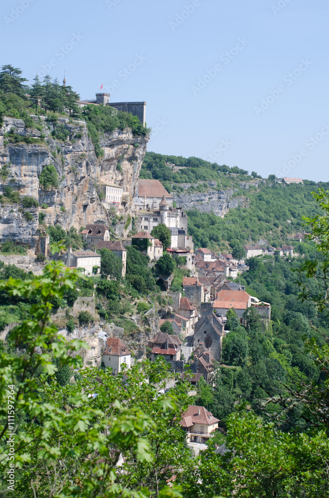 The village of Rocamadour in France