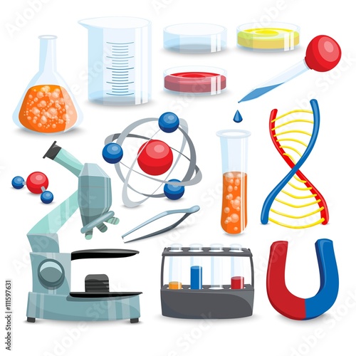 Science Cartoon Set