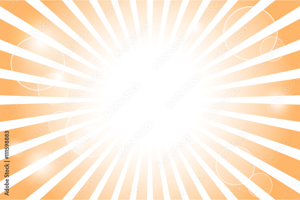 Sunburst with sun flare background; Vector illustration. Sunburst with sun flare background; Vector illustration.