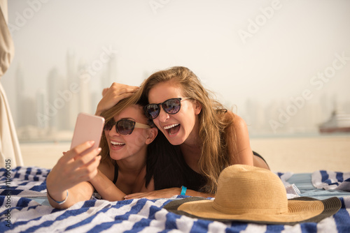Photography Selfie on the beach