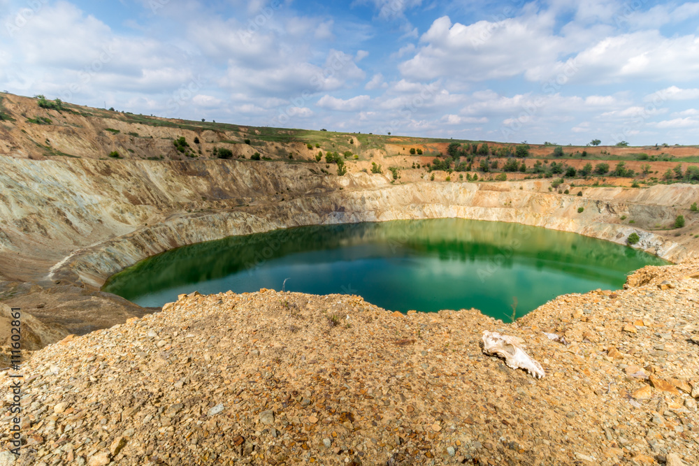 Dangerous mine pit