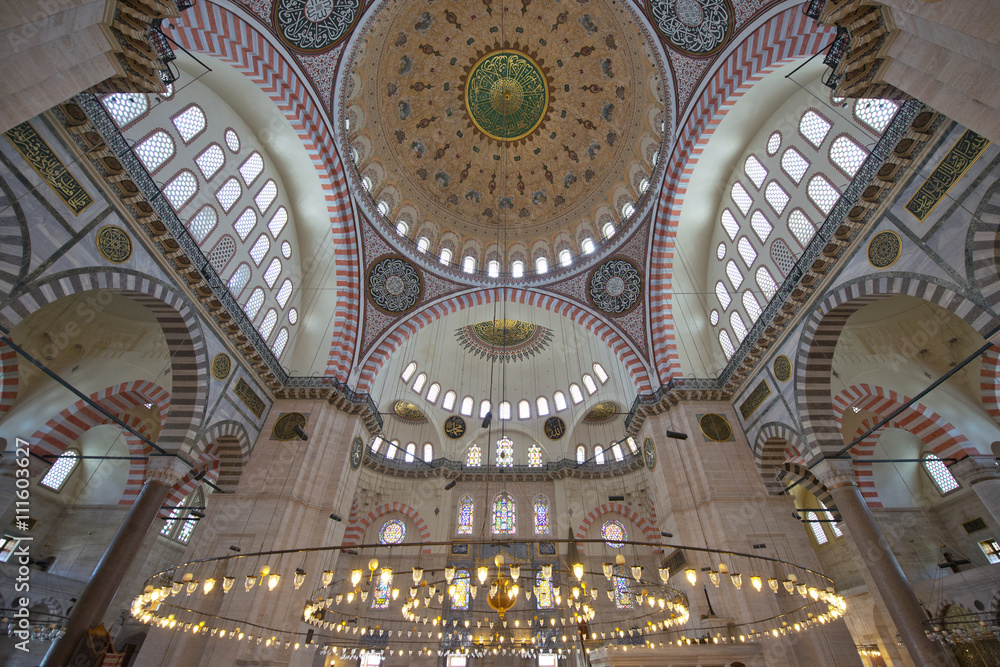 Mezquita Suleymaniye, Estambul, Turquía.