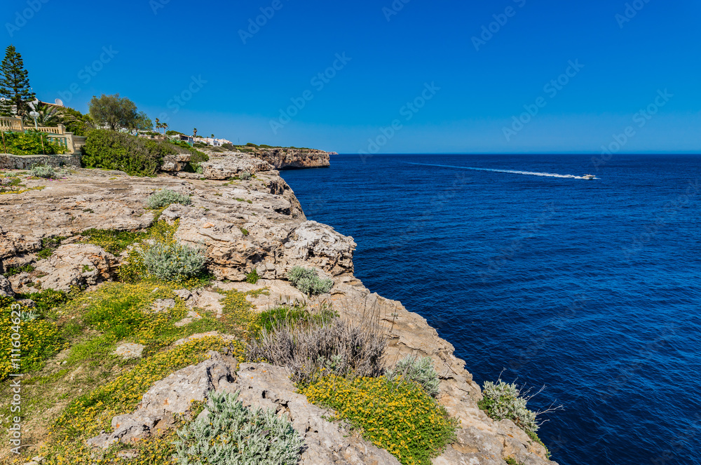 Küstenlinie Mittelmeer Spanien Insel Mallorca