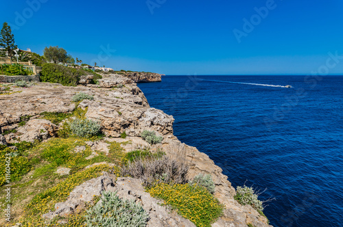 K  stenlinie Mittelmeer Spanien Insel Mallorca