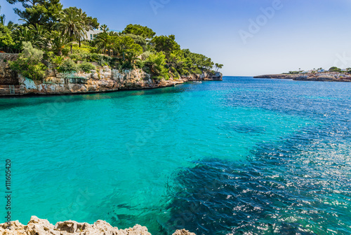 Beautiful coastline of Majorca Spain 