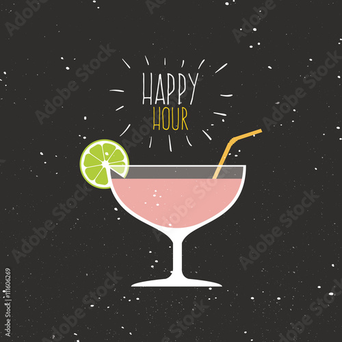 Happy hour label