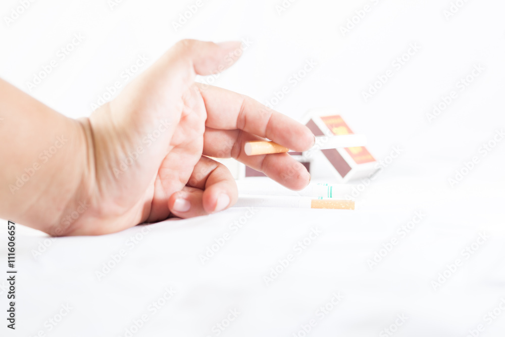 tobacco in hand tobacco in hand
