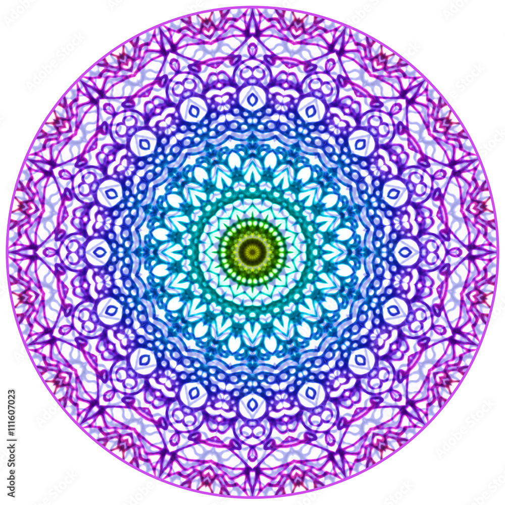 Mandala Mehndi Style. Ethnic seamless pattern in oriental indian style. Mehndi henna design for textile.