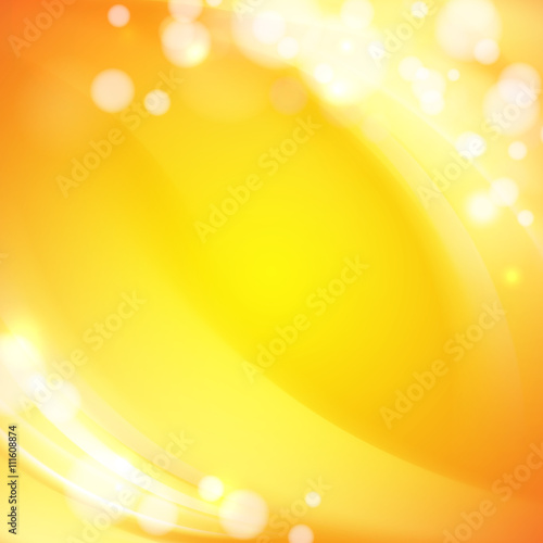 Orange waves background.