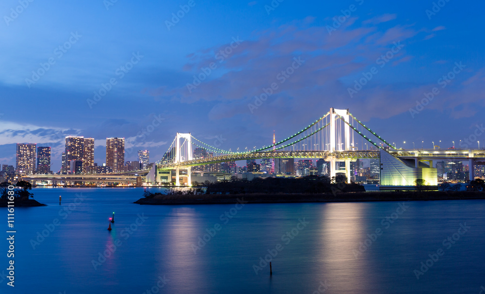 Tokyo city at night