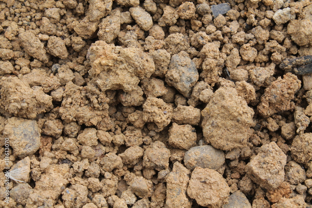Horizontal background of clay soil Horizontal background of clay soil