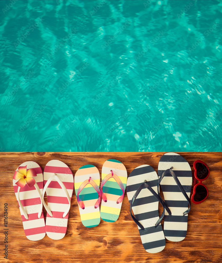 Naklejka premium Summer vacation concept