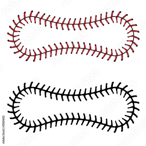 Baseball Lace Background