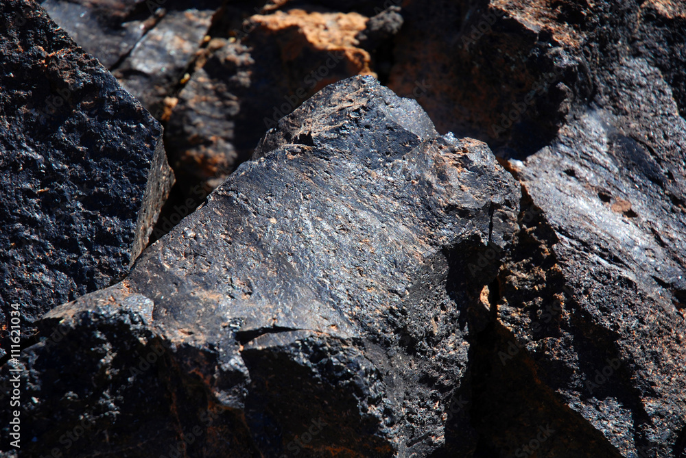 rocks in teneriffa mountains