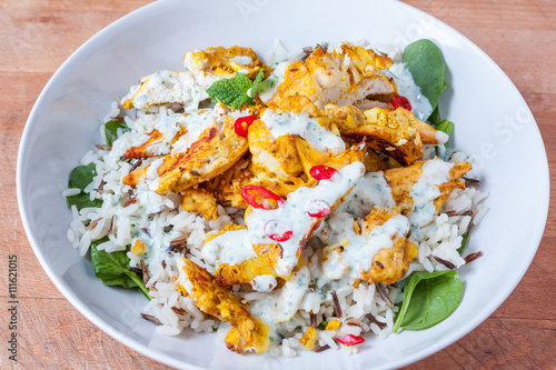 Healthy chicken meal