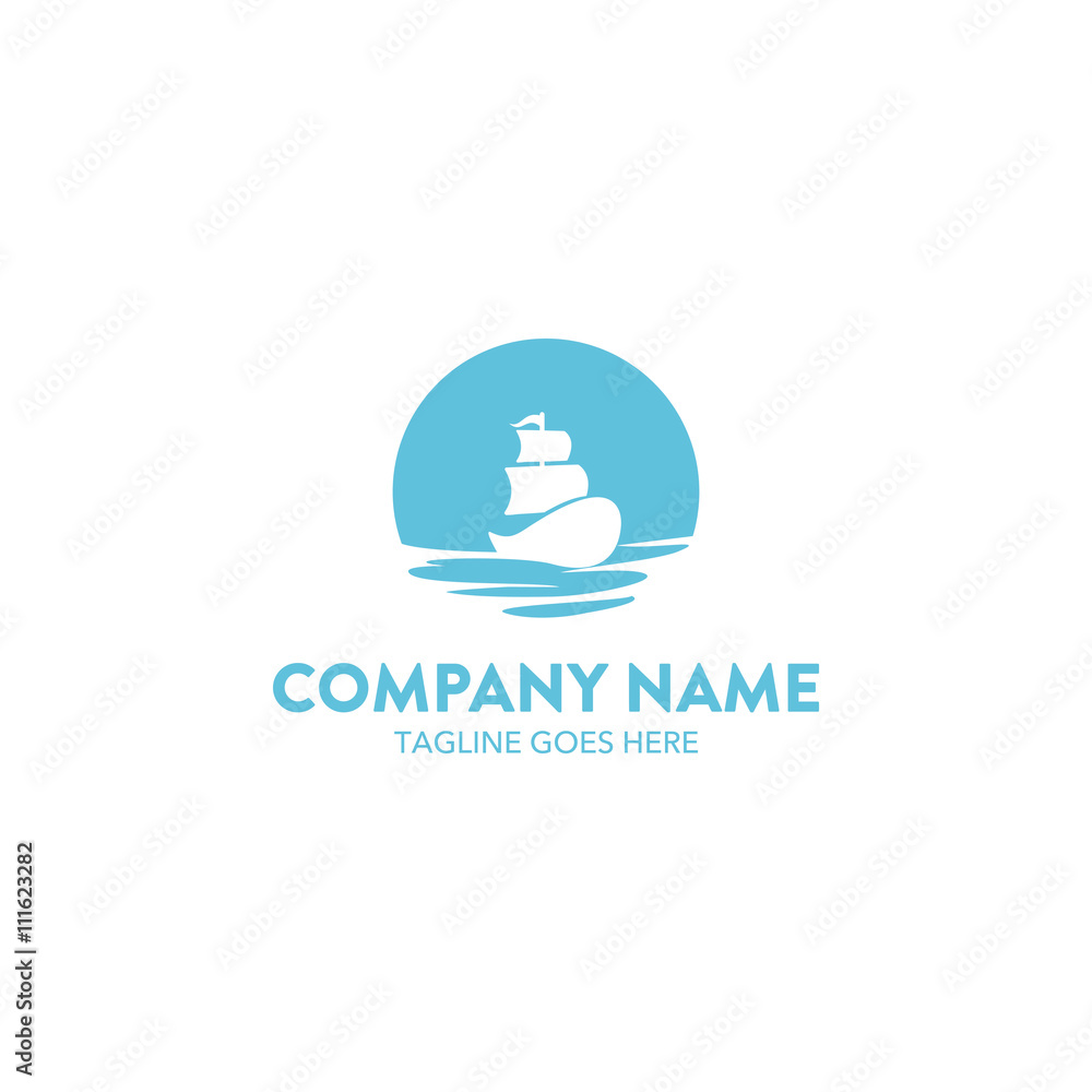 Aviation And Marine Logo Template