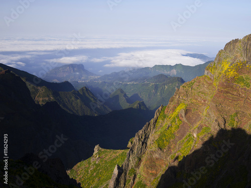 Alpine landscape in Madeira Island  Portugal  Europe