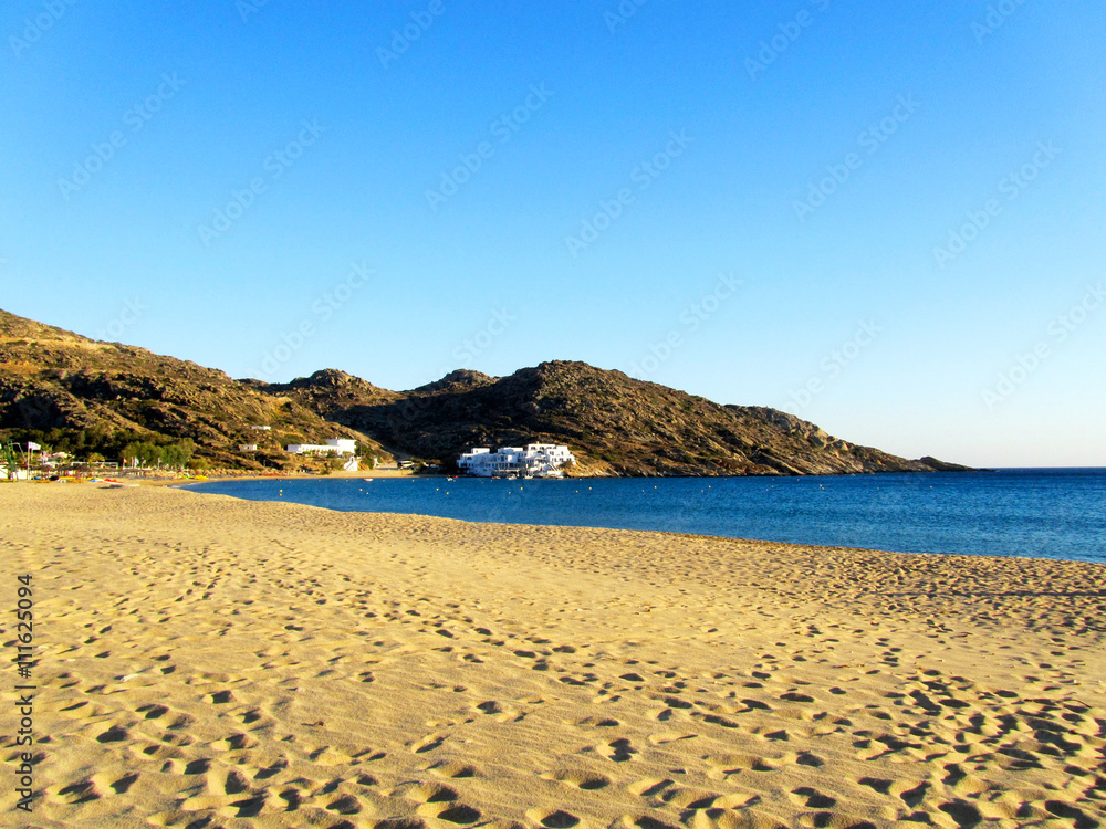 Mylopotas beach, Ios island, Cyclades, Greece