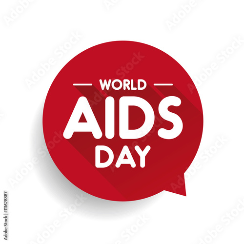 World AIDS Day Speech bubble