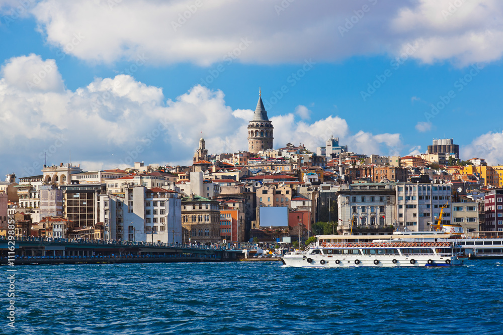 Naklejka premium Istanbul Turkey view