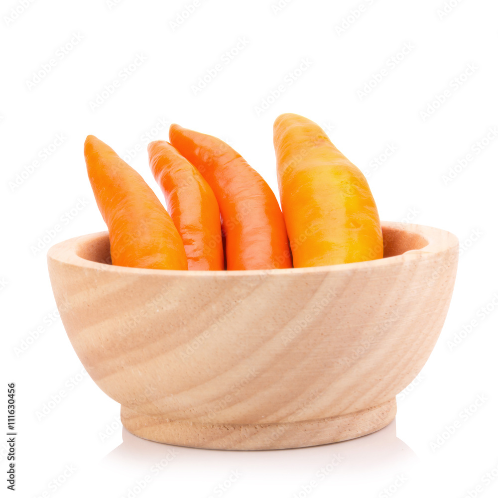 Yellow pepper isolated on a white background Yellow pepper isolated on a white background