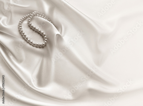 Smooth elegant beige silk background