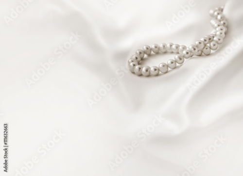 Smooth elegant white silk background