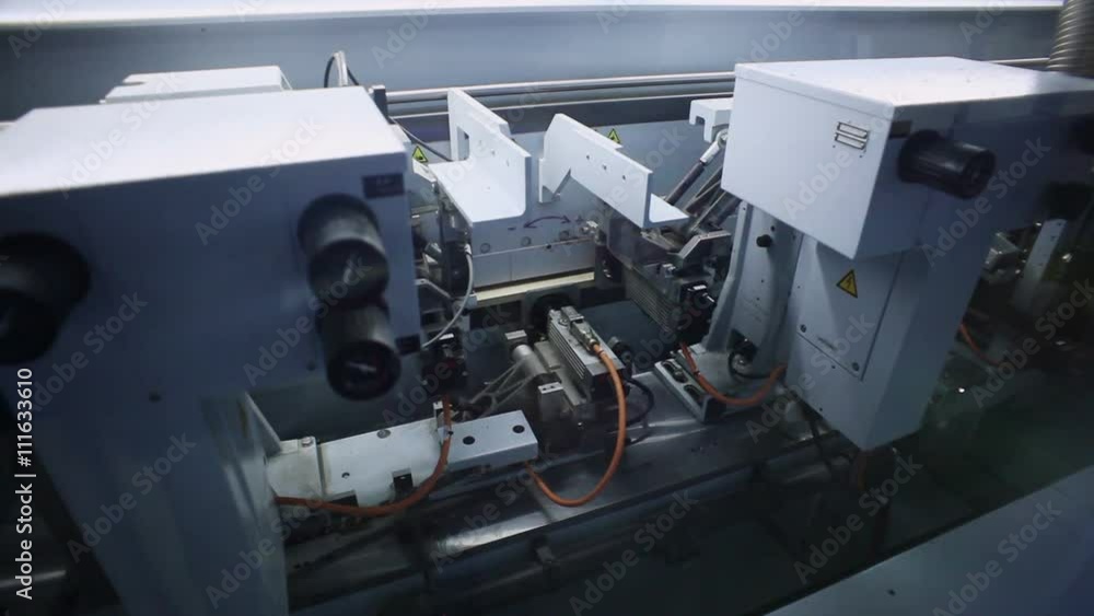 Manufacture of furniture. High-tech automated machine for production of furniture Manufacture of furniture. High-tech automated machine for production of furniture