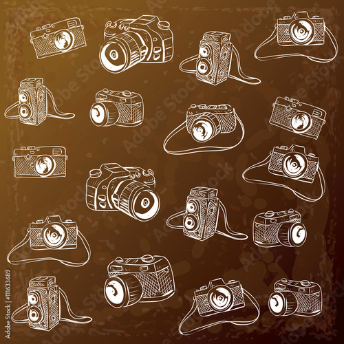 Camera Doodle Illustration