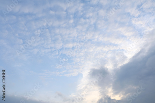 Fototapeta Naklejka Na Ścianę i Meble -  stormy cloud and blue sky background