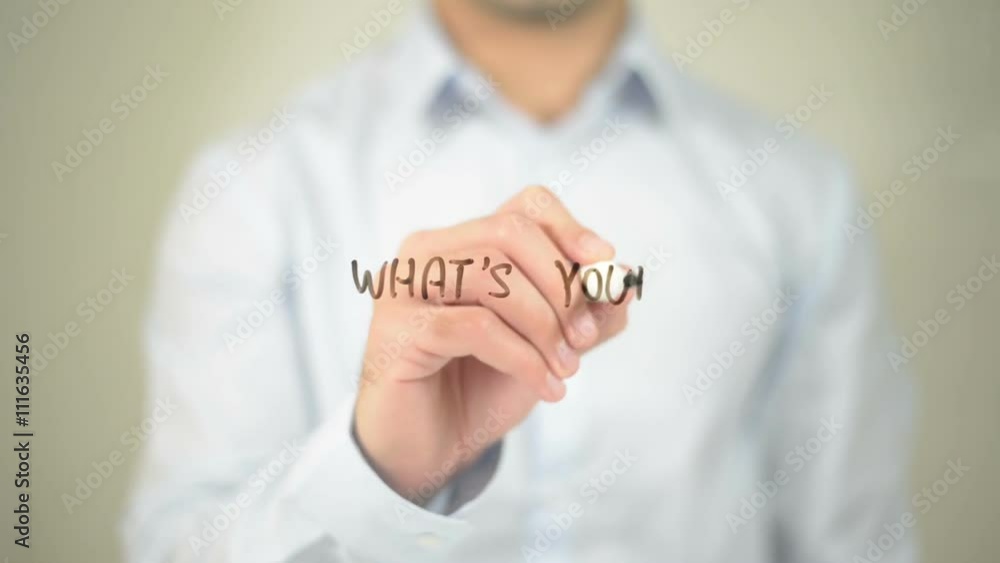 Whats Your Score ?, man writing on transparent screen Whats Your Score ?, man writing on transparent screen
