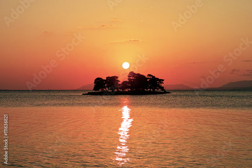 宍道湖の夕日