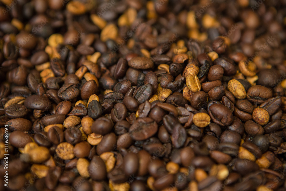 Fototapeta premium coffee beans texture