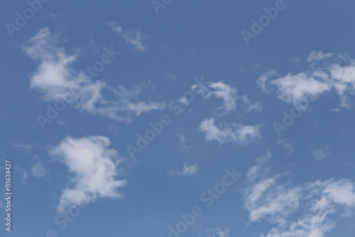 Cloud on blue sky in the daytime of Bright weather.