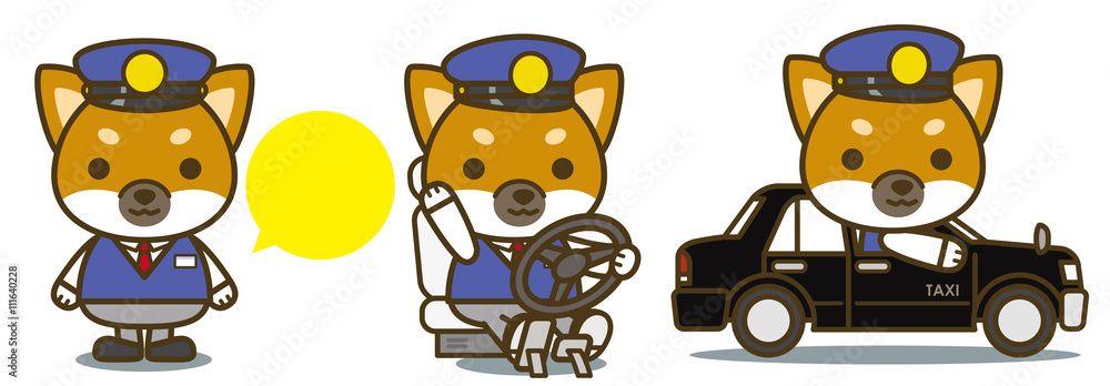 はたらく犬。タクシードライバー はたらく犬。タクシードライバー