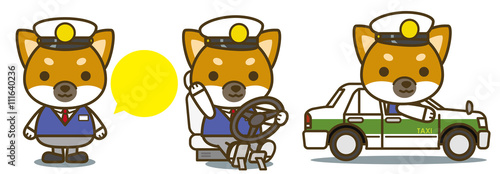 はたらく犬。タクシードライバー