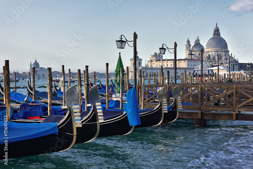 Gondeln am Riva degli Schiavoni   Venedig © franke 182