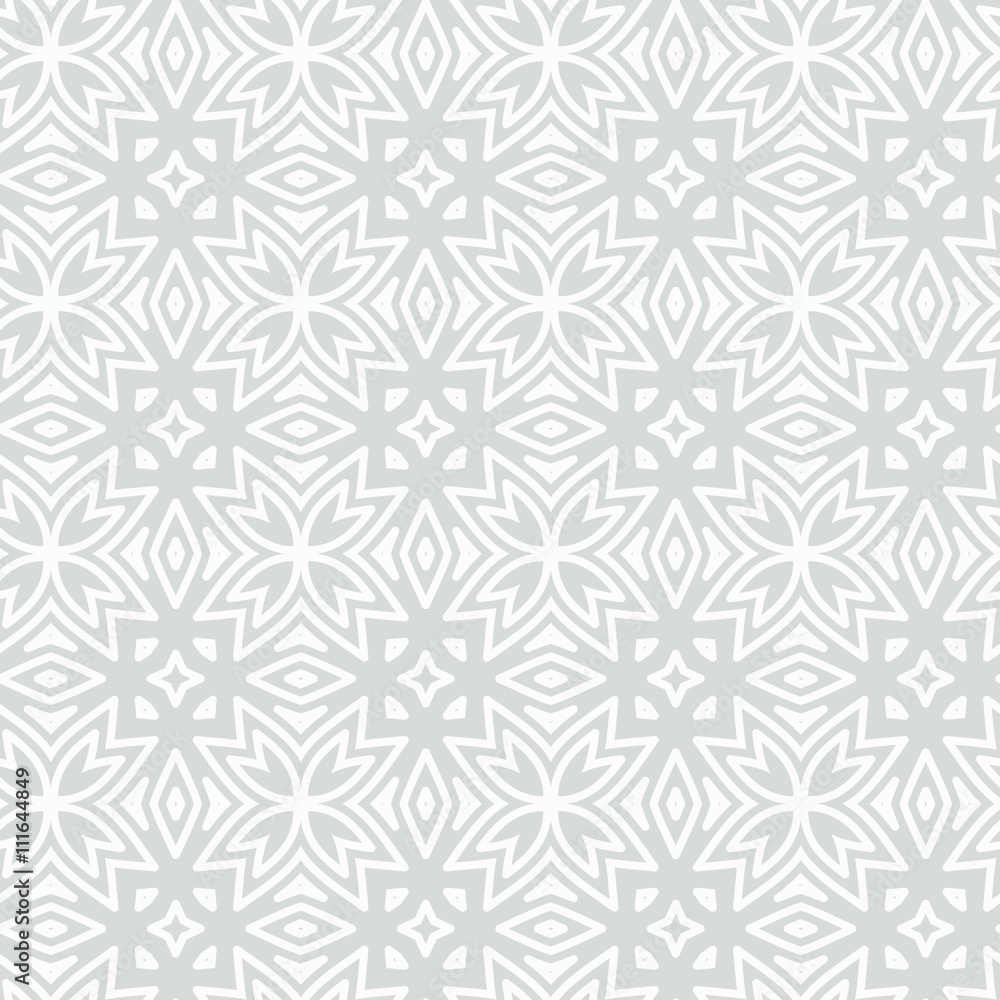 Seamless Floral Ethnic Pattern Seamless Floral Ethnic Pattern