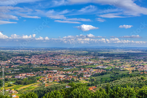 Panorama of Tuscany.