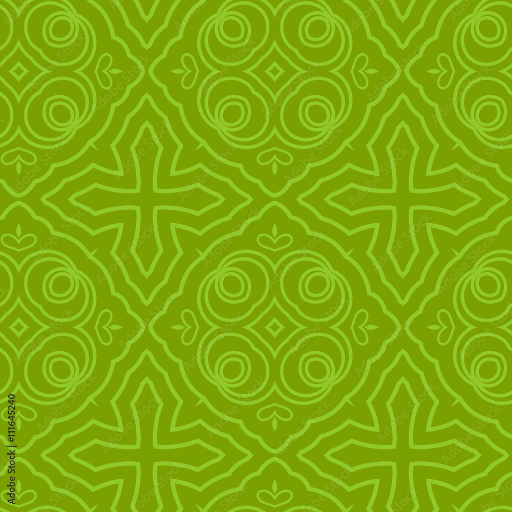 Seamless Floral Ethnic Pattern Seamless Floral Ethnic Pattern