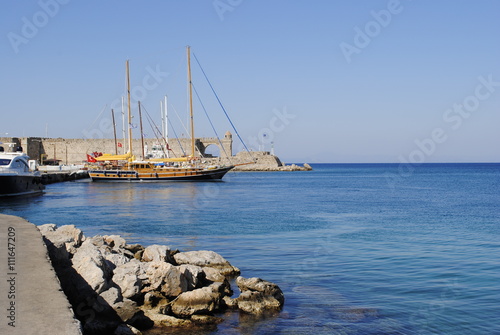Tableau sur toile ships/Greece