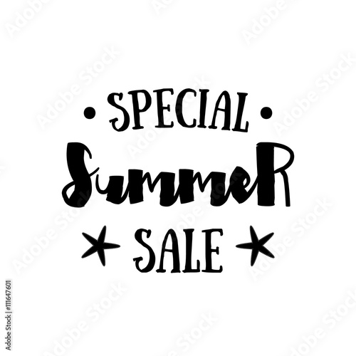 Summer Sale badge, Summer sale label, Summer sale banner.