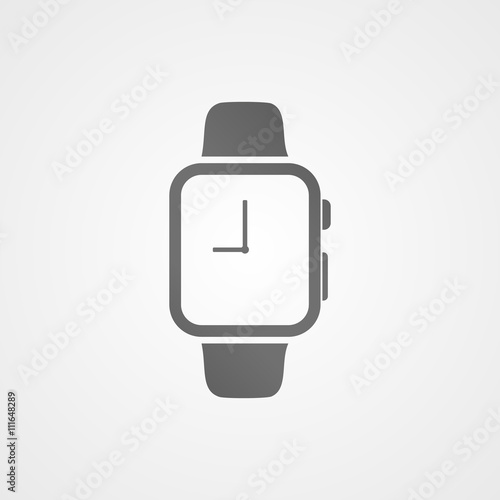 Smart watch with application icon on screen.