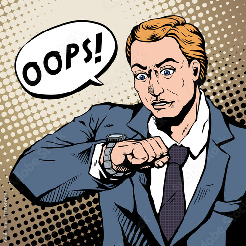 man says OOPS
