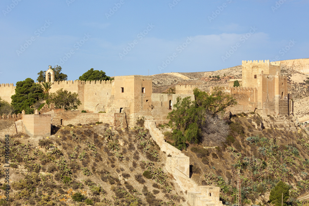 Alcazaba at Almeria, Spain