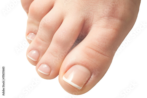 pedicure macro closeup 