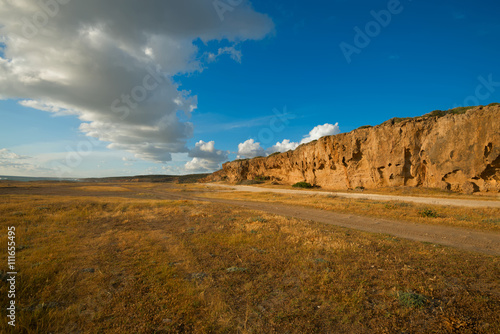 The road stretches into the distance